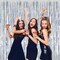 2 Packs 3.2ft x 6.6ft Silver Multicolor Tinsel Foil Fringe Curtains Photo Booth Props for Engagement Bridal Shower Bachelorette Baby Shower Bachelorette Holiday Celebration Party Decorations